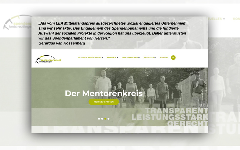 Soziales Engagement kidKG – Mentor Spendenparlament Reutlingen