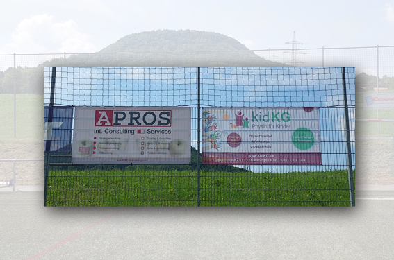 Neuer kidKG Banner für TSV Eningen 1848 Fußball